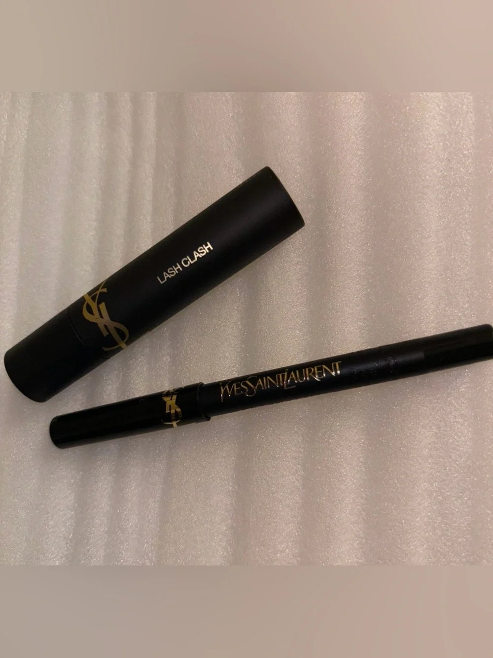 YSL black eyeliner+mascara
